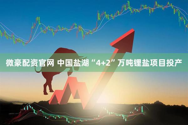 微豪配资官网 中国盐湖“4+2”万吨锂盐项目投产
